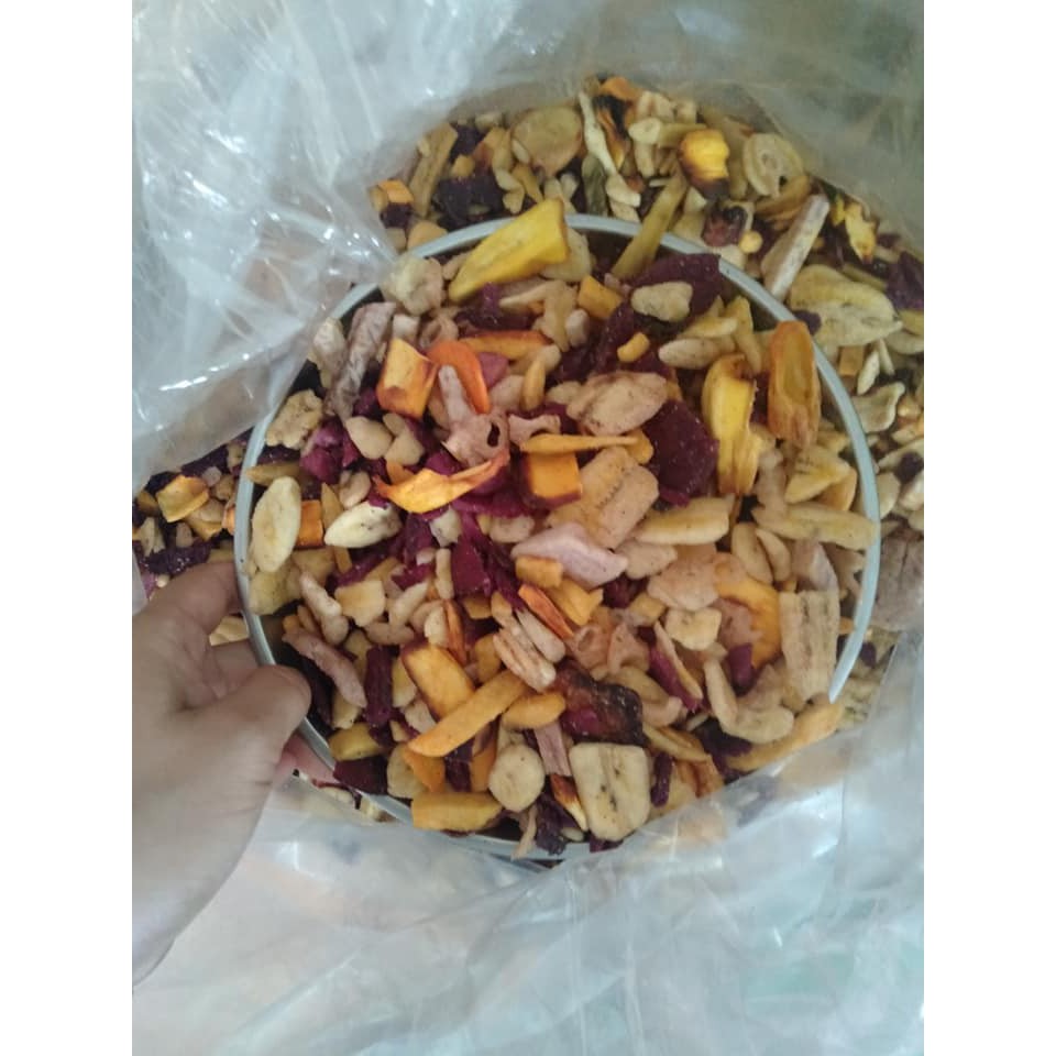 1kg hoa quả sấy vỡ