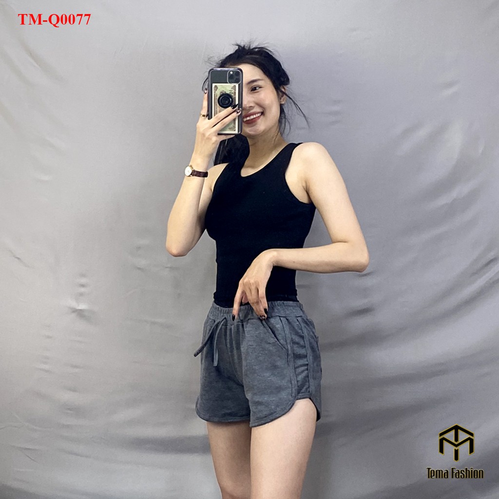Quần đùi nữ MIA 1992 cao cấp - Quần short nữ trơn chất Umi da cá cao cấp thể thao basic năng động, thoải mái