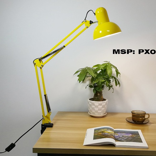 Đèn kẹp bàn Pixar luxo đủ màu sắc PX01 (chưa kèm bóng)