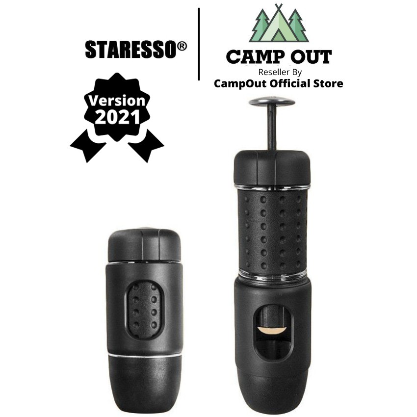 Máy pha cà phê Staresso mini du lịch cắm trại máy pha cafe cầm tay Campout A061