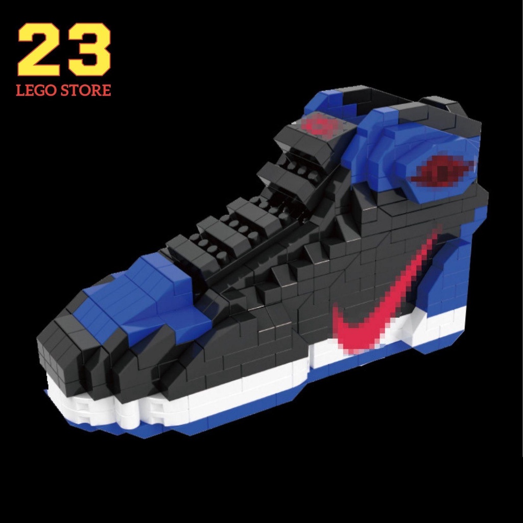 Bộ đồ chơi lắp ghép Giày thể thao Sneakers mini cực ngầu, Đồ chơi lắp ráp giày Sneakers Nike