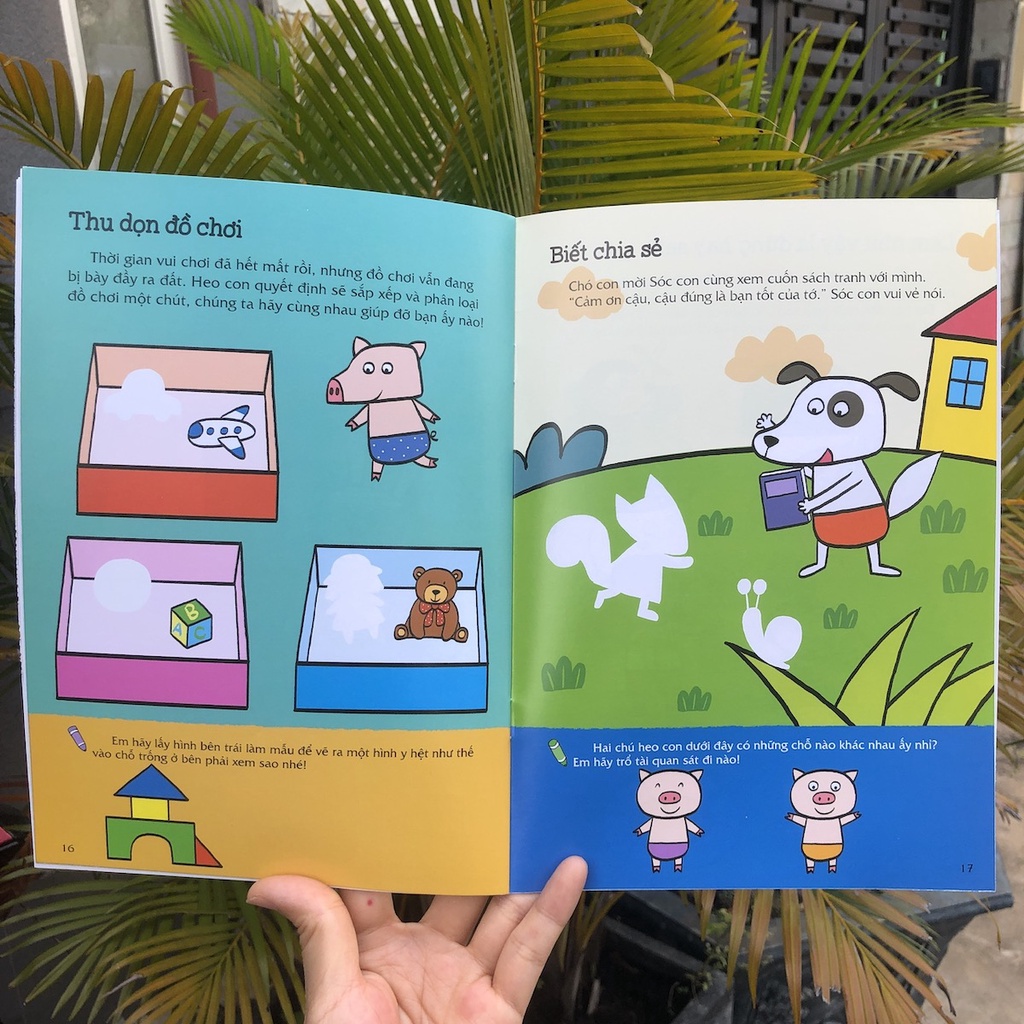 Sách 300 Miếng Bóc Dán Thông Minh Sticker - Rèn Luyện Thói Quen Tốt - Cho Trẻ Từ 3 Tuổi