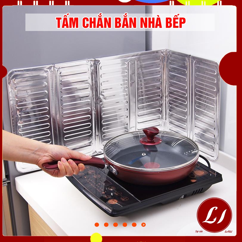 Tầm chắn dầu mỡ nhôm TRẮNG  tiện lợi, chống bắn cho gia đình