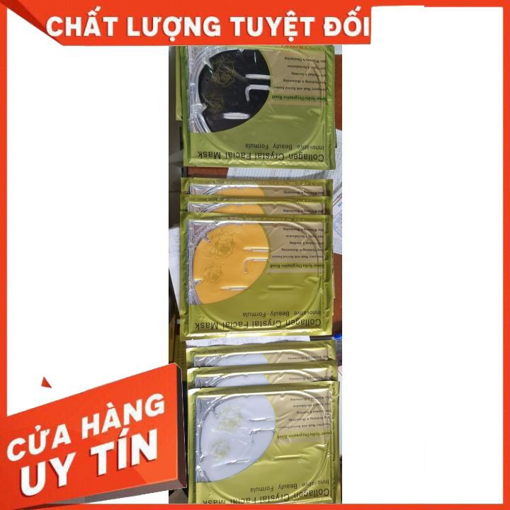 Mặt nạ collagen dưỡng da   cấp ẩm cho da ,làm dịu làn da ,chống lão hóa , đàn hồi giúp làn da trắng sáng mịn.