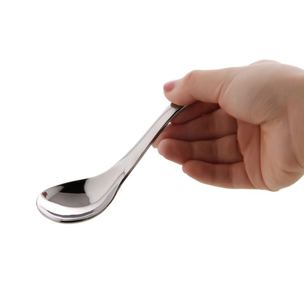 Muỗng cà phê bằng thép không gỉ đầu ly kem