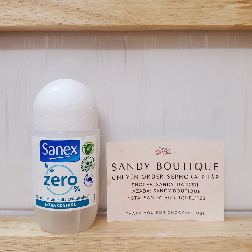 Lăn khử mùi Sanex hàng Pháp ngăn mùi 24 giờ [Bill Pháp] | BigBuy360 - bigbuy360.vn