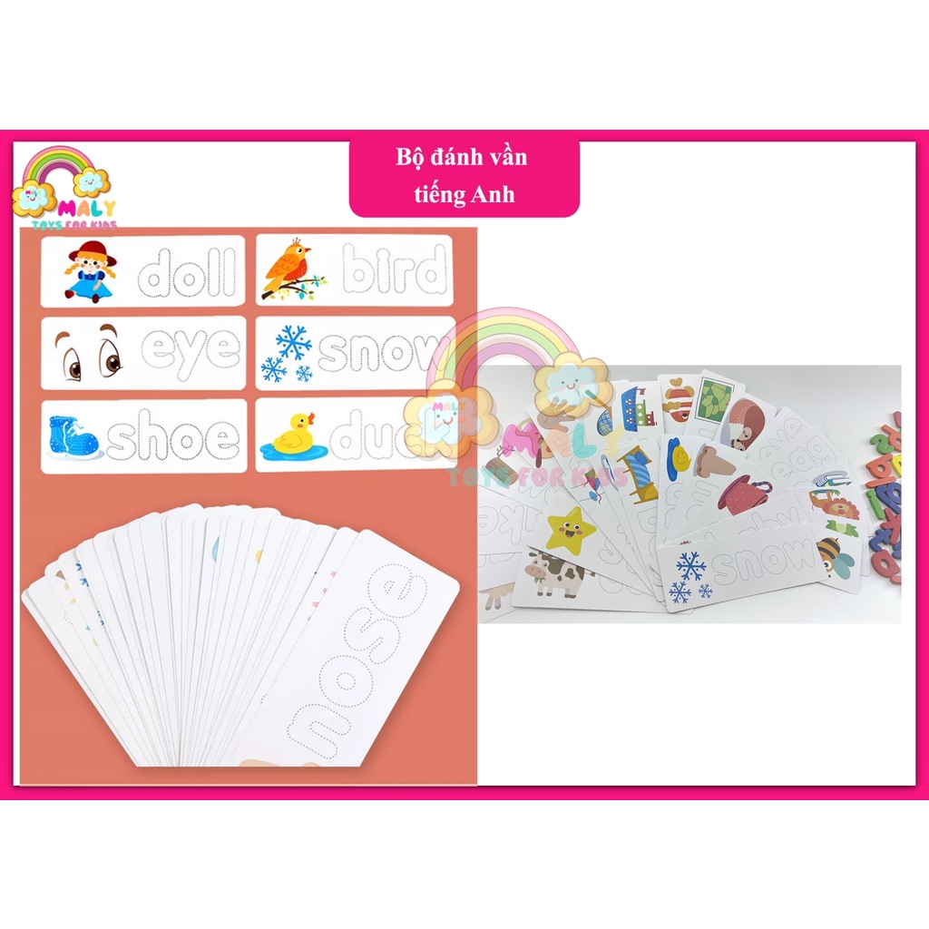 Đồ chơi gỗ học tiếng Anh