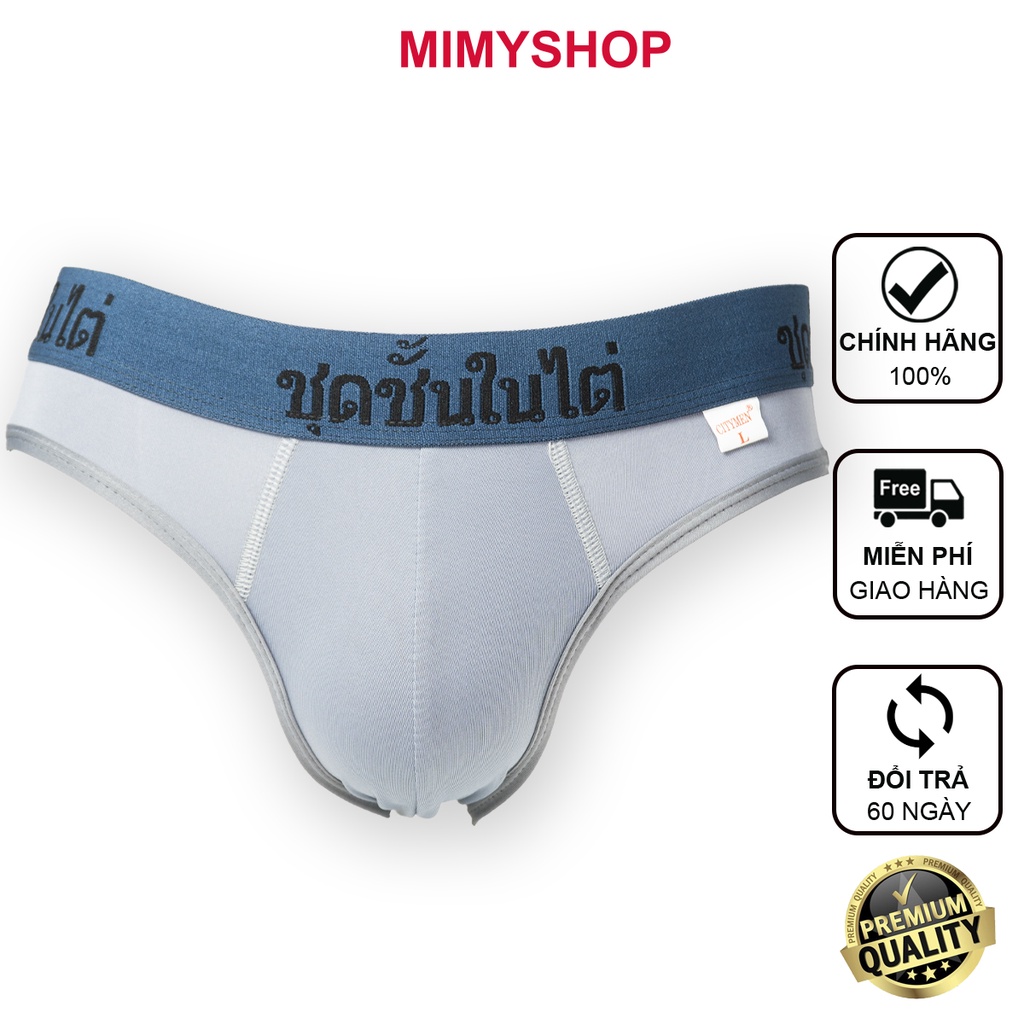 Quần sịp nam tam giác CITYMEN cao cấp lưng Thái Lan vải thun lạnh co dãn 4 chiều