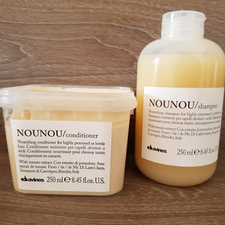 🇮🇹Davines🇮🇹 Cặp gội xả phục hồi tóc hư tổn Davines Nounou 250mlx2