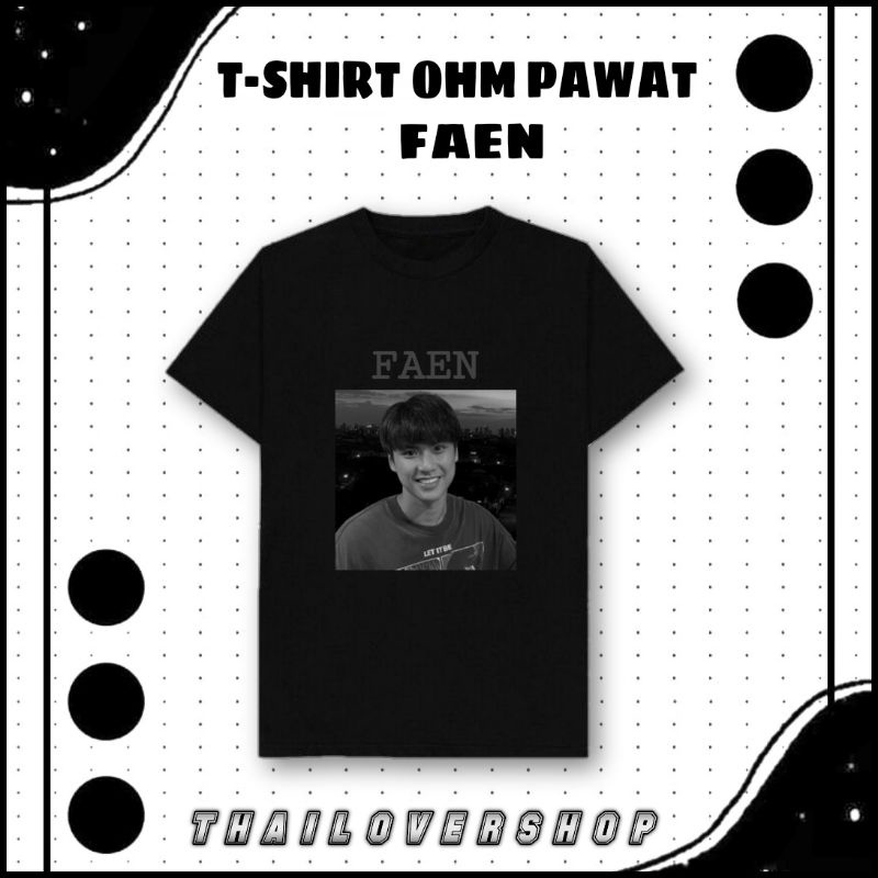 Áo Thun In Hình Móng Vuốt OHM PAWAT Fay Riaantopeni Thái Lan ACTOR GMMTV