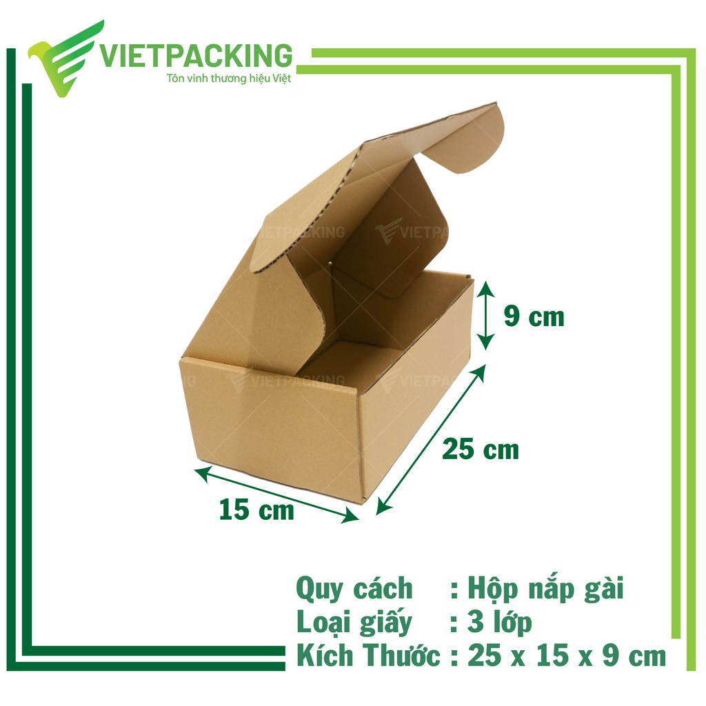 25x15x9 Combo 25 hộp nắp gài, kiểu dáng đẹp, chắc chắn, sang trọng, chuyên đựng quần áo,quà tặng, phụ kiện thời trang
