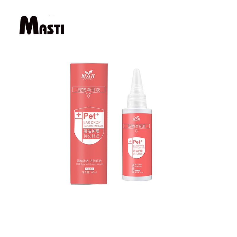 MASTI Dung Dịch Vệ Sinh Tai Khử Mùi  60ml Dành Cho Thú Cưng LI0132