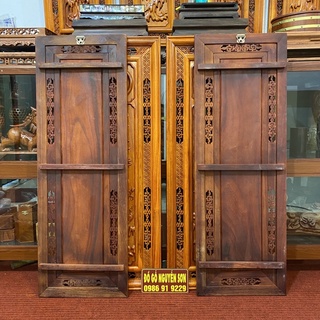 Tranh tứ quý gỗ hương