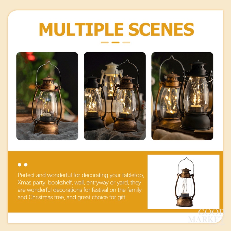 Đèn Dầu Hình Ngựa Một Sừng Phong Cách Cổ Điển Dùng Trang Trí Lễ Halloween