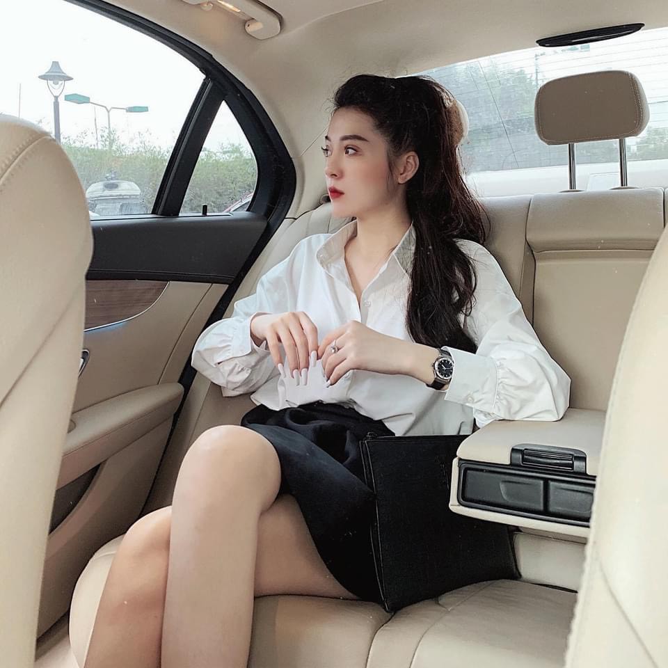 ÁO SƠ MI NỮ TRẮNG GU DÀI TAY