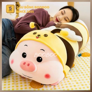 Gấu Bông Lợn Ong Heo Ong Lợn ong Biến Hình Siêu Cute Size Lớn gấu bông booboo