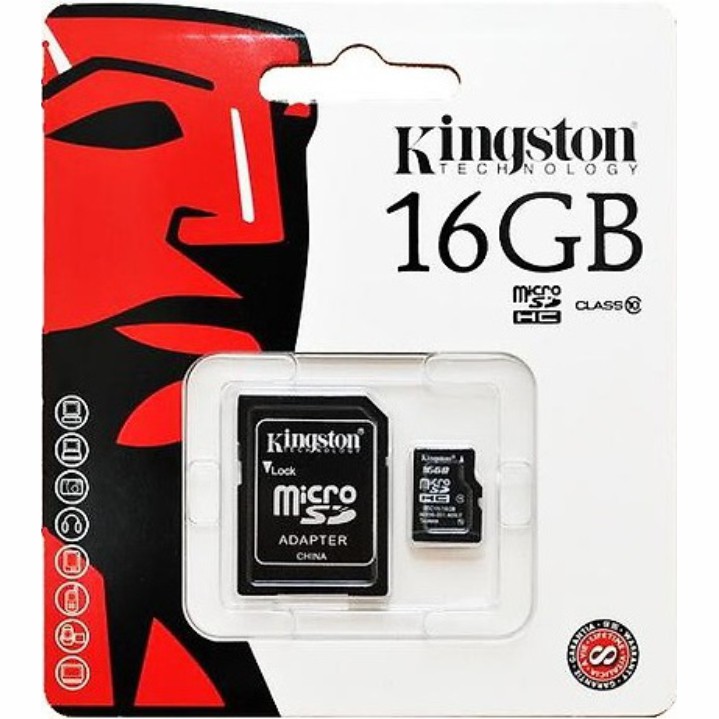 Thẻ nhớ MicroSD  Kingston 128GB/64GB/32GB/16GB - MicroSD Class10 – Bảo hành 5 năm – CHÍNH HÃNG – Kèm Adapter