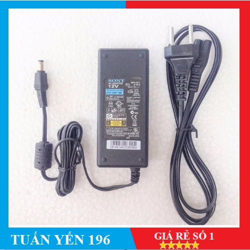 Nguồn led Sony 5A 12V đổi điện 220V Sang12V giá tốt (Adapter)