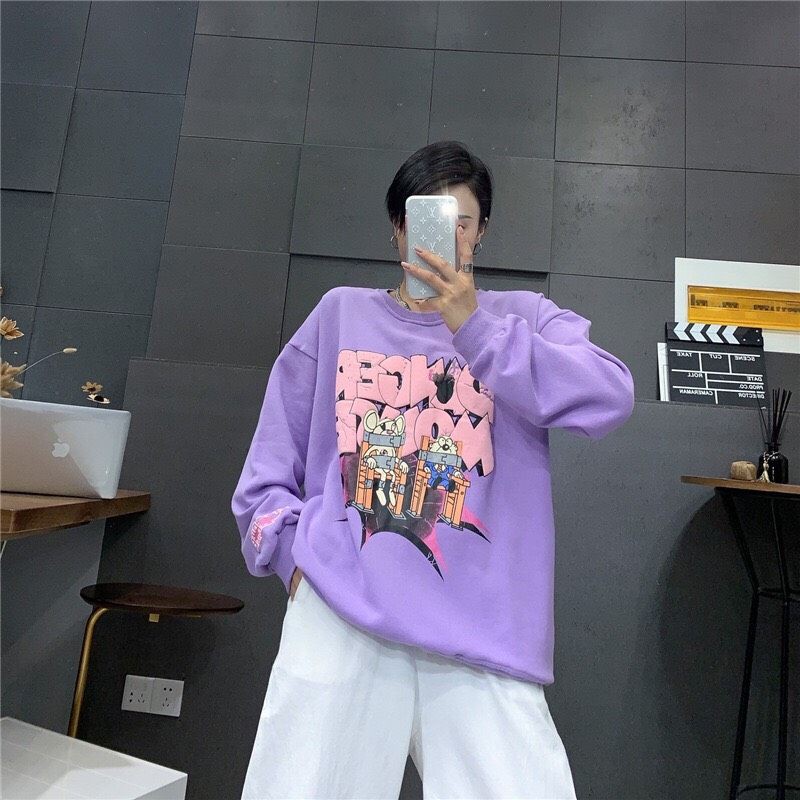 Áo thun tay dài form rộng