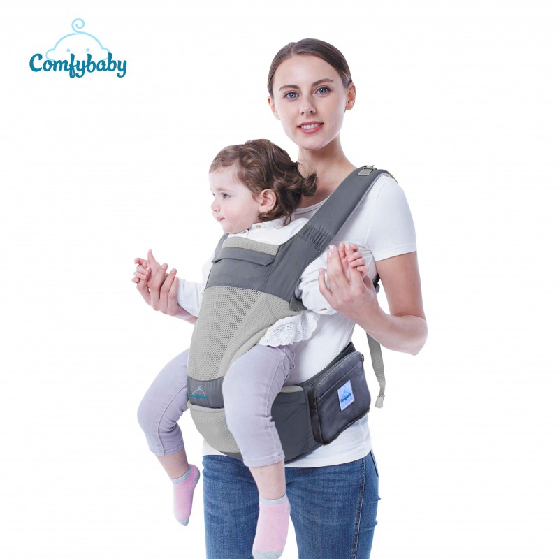 Địu ngồi cao cấp 4 tư thế 2 trong 1 Comfy baby CF818