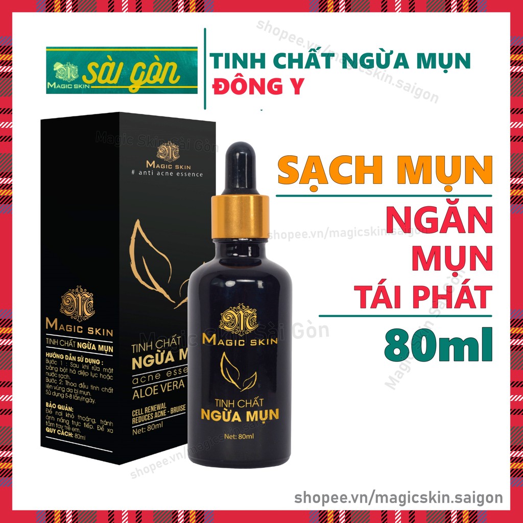 [CHÍNH HÃNG] Tinh chất NGỪA MỤN đông y MAGICSKIN Aloe Vera ngăn ngừa MỤN BỌC , MỤN ẨN , SƯNG TẤY, MỤN ĐẦU ĐEN | BigBuy360 - bigbuy360.vn