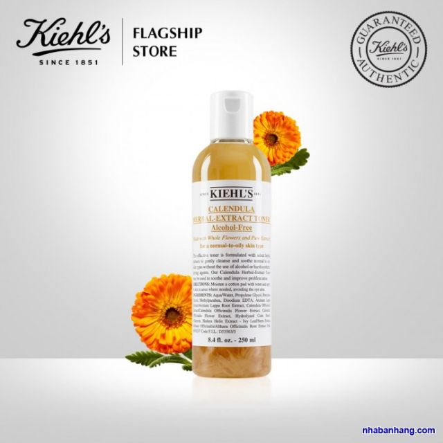 NƯỚC CÂN BẰNG HOA CÚC KIEHL'S CALENDULA HERBAL EXTRACT ALCOHOL-FREE TONER 250ML