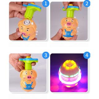 Con quay đồ chơi Fidget Spinner + đèn LED + nhạc
