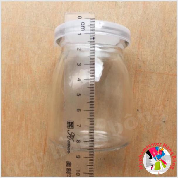 Sét 12 hũ thủy tinh làm sữa chua 2 cỡ 100 mL và 200 ml