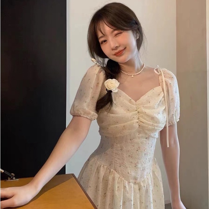 [Hana And Alice] Váy Voan Ngắn Chất Lượng Cao Thời Trang