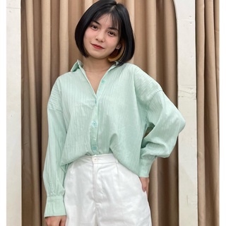 SƠ MI OVERSIZE MÀU PASTEL