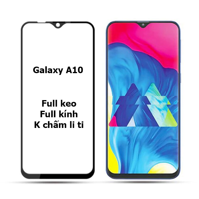 Kính cường lực full màn hình Galaxy A10