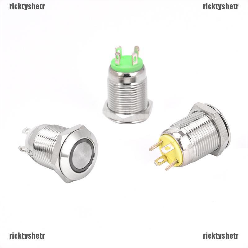 Công Tắc Tạm Thời Có Đèn Led 12mm 5v | BigBuy360 - bigbuy360.vn