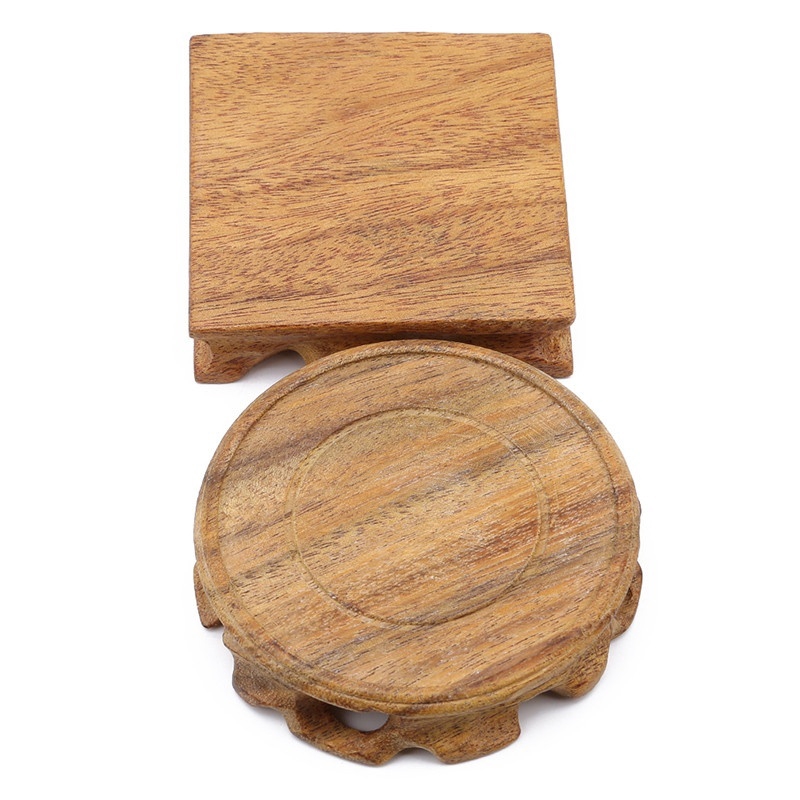 Đế Lót Ly Hình Chữ S Bằng Gỗ Phong Cách Retro