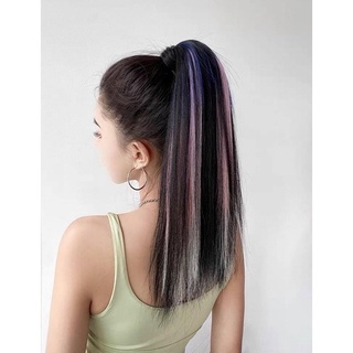 Tóc cột dây quấn thẳng line đẹp