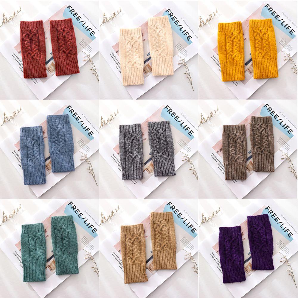 Găng Tay Len Cotton Hở Ngón Tiện Lợi