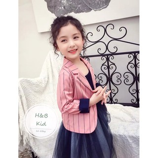 Set bộ bé gái - Set áo khoác vest & váy voan