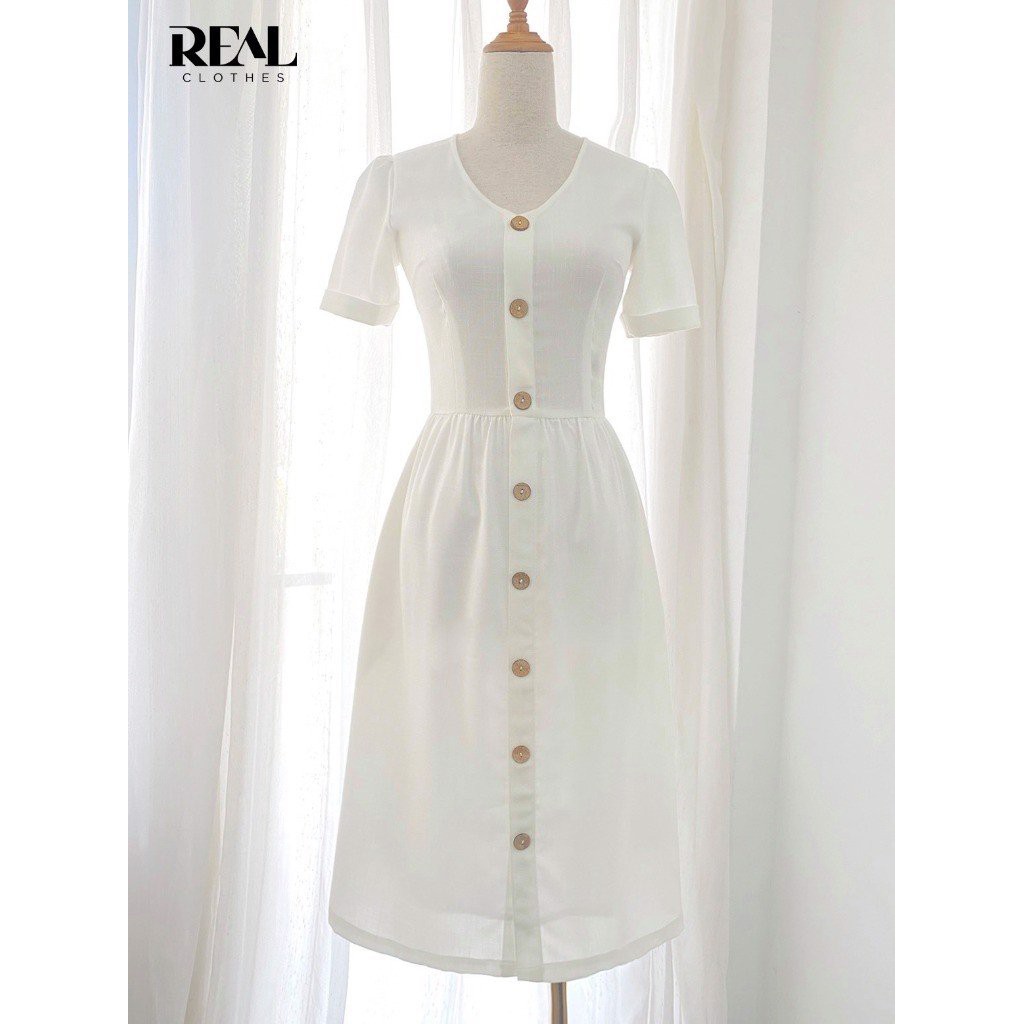 Đầm Paris trắng_REAL