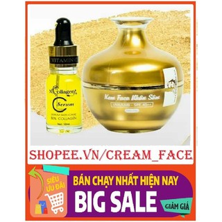 [Hàng Bán Chạy] COMBO KEM FACE NHÂN SÂM + SERUM SKIN CARE VITAMIN C N'COLLAGEN - Hàng Chính Hãng