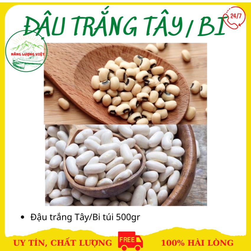 Đậu trắng bi mắc cua dùng nấu chè 500gr