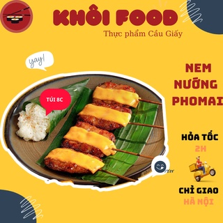 Nem nướng phô mai kéo sợi kèm sốt siêu ngon túi 8 chiếc