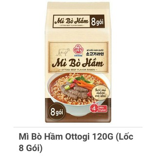 # lốc 8 gói mì bò hầm ottogi
