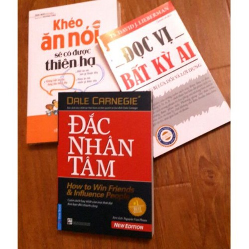 Sách - Combo Đắc nhân tâm + Đọc vị bất kì ai + Khéo ăn nói có được thiên hạ