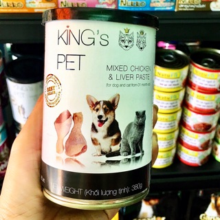 Pate King’s Pet 380g, Cho Chó mèo từ 1 tháng tuổi