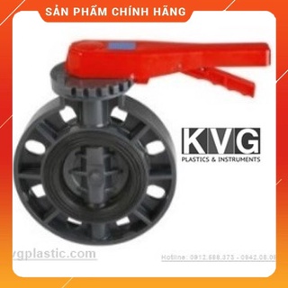 Van bướm tay gạt nhựa upvc/epdm - đa chuẩn