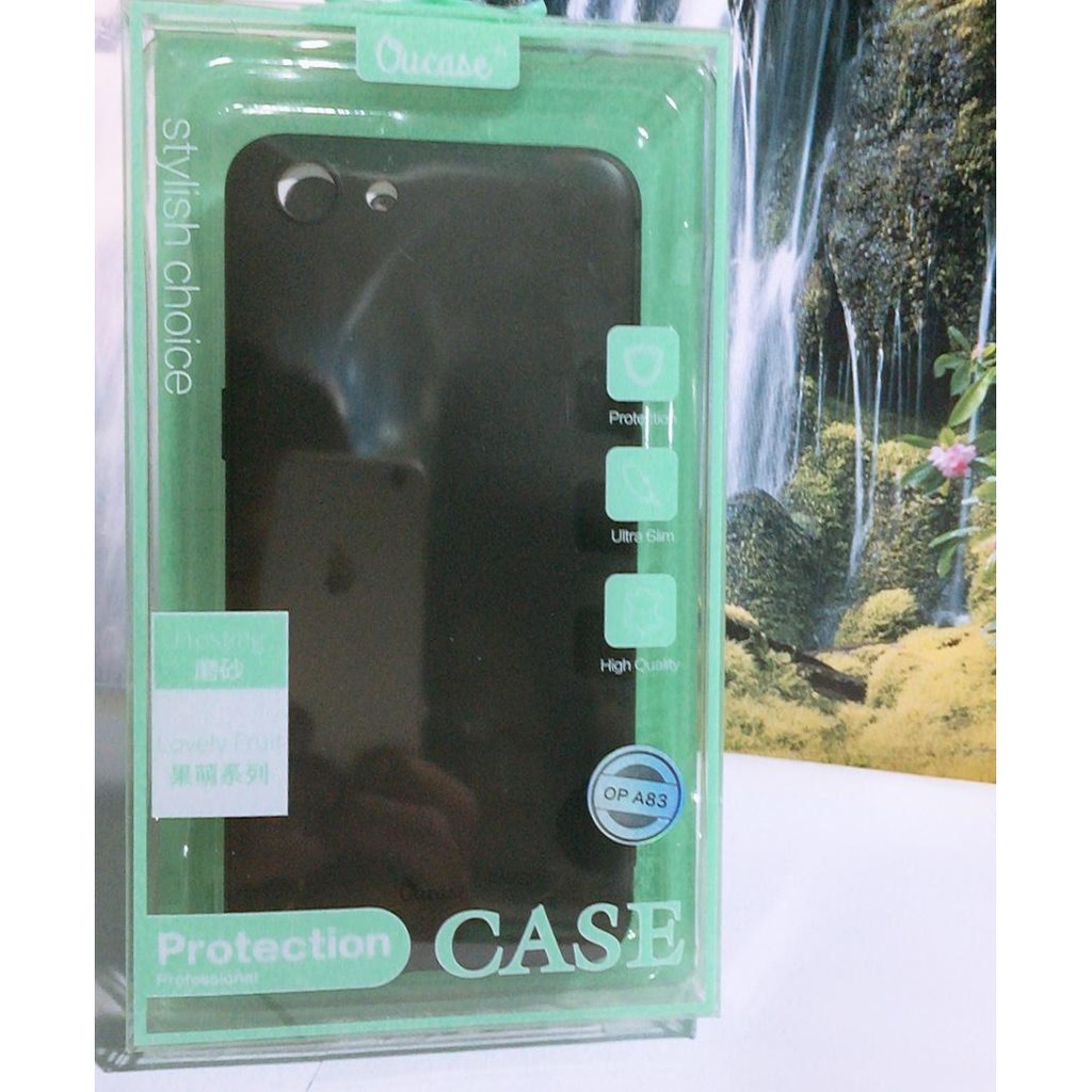Ốp lưng dẻo Vucase cho oppo A83 (đen)