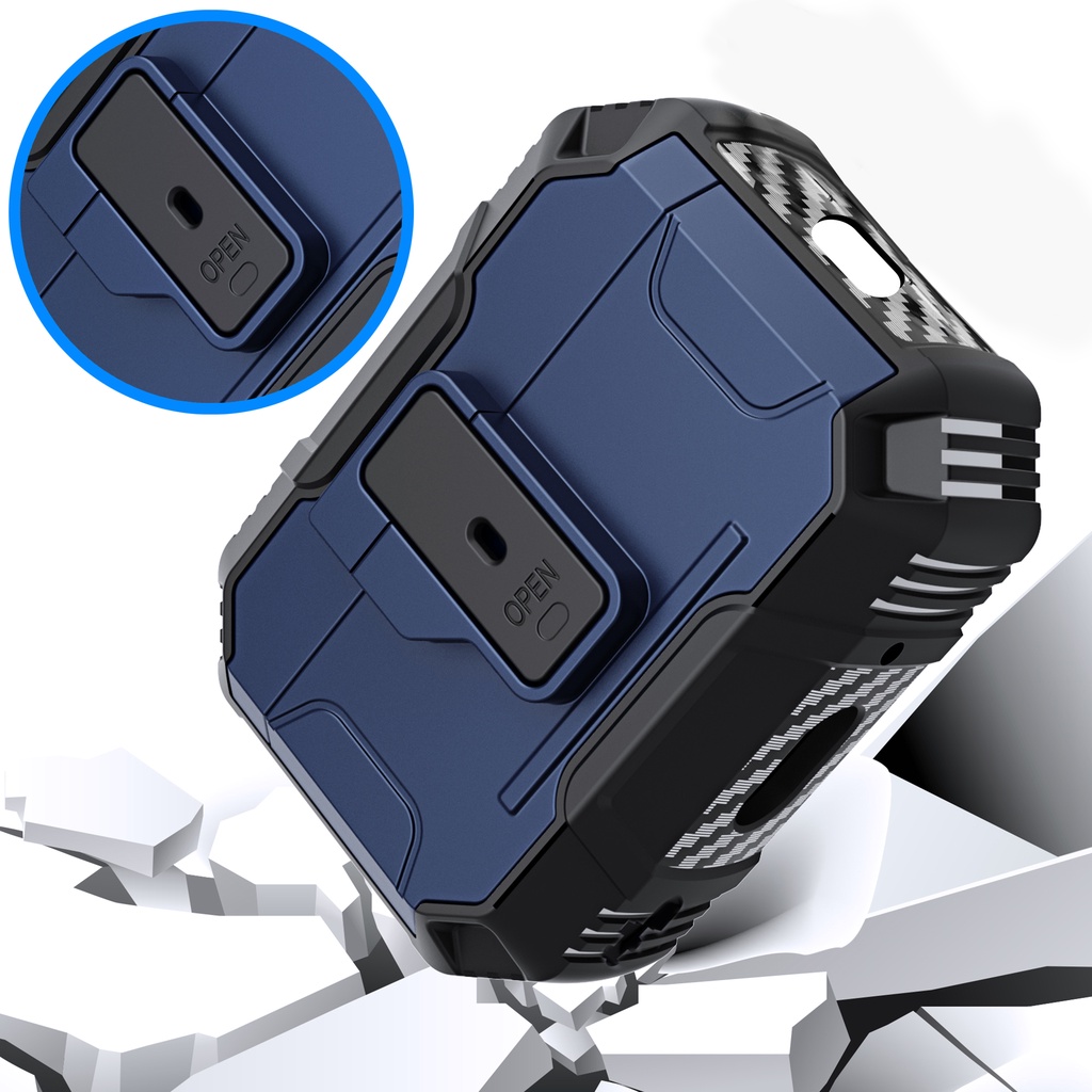 Vỏ Bảo Vệ Hộp Sạc Tai Nghe airpods 1 2 pro 3 2021 pro 2 2022 bluetooth Không Dây Bằng TPU + PC Hình Chìa Khóa Vật Lý