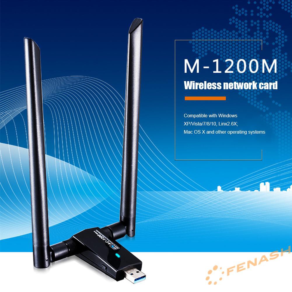 Usb Wifi Dongle 1200m Rtl8812Au 2.4 + 5.8g | BigBuy360 - bigbuy360.vn
