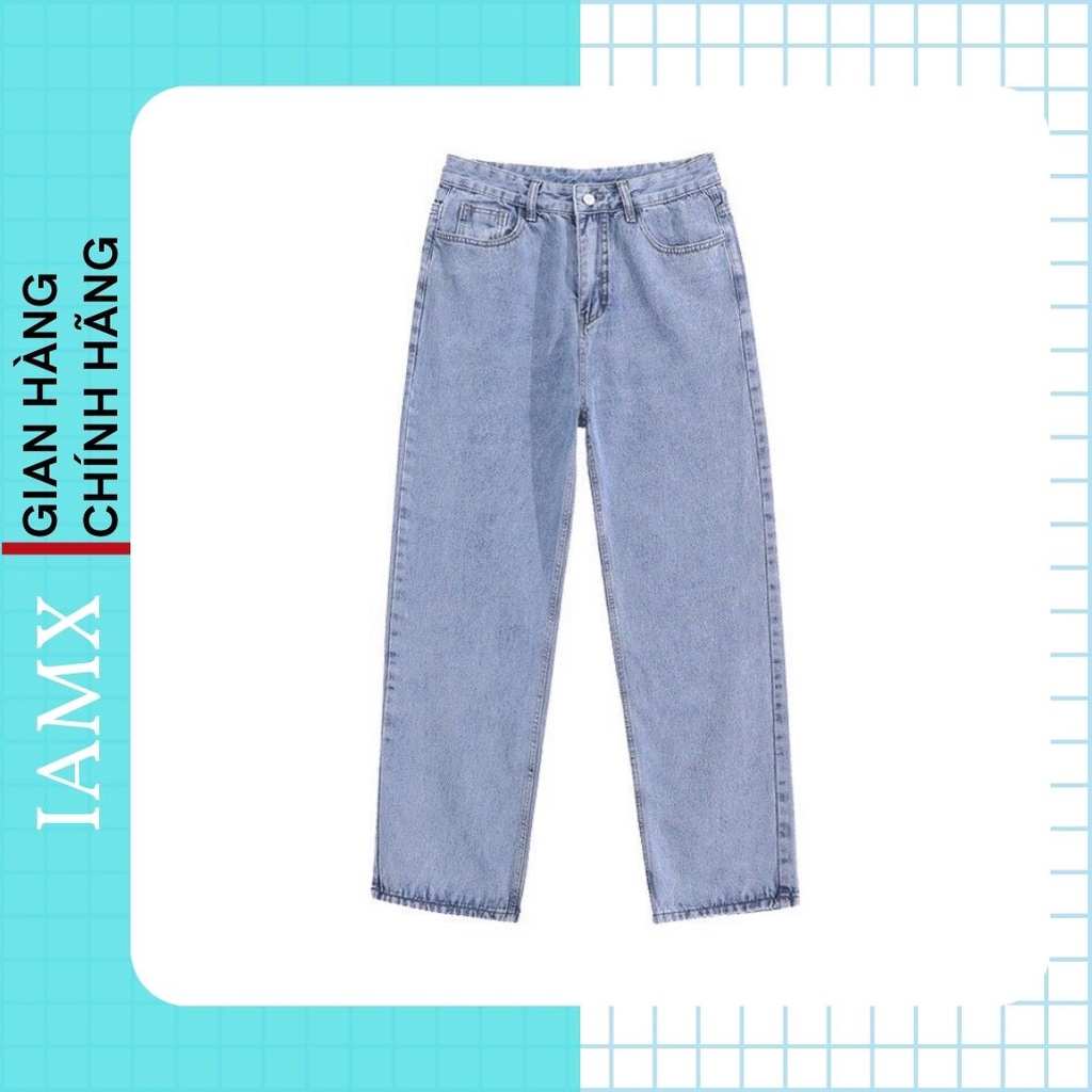 Quần jean Baggy nam ống suông, quần bò nam Hàn Quốc hot trend 2022