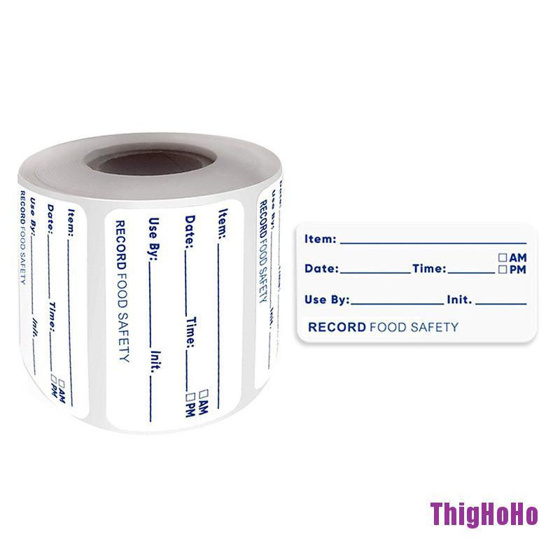 Set 500 Nhãn Dán Hộp Đựng Thực Phẩm Tiện Dụng Cho Nhà Bếp
