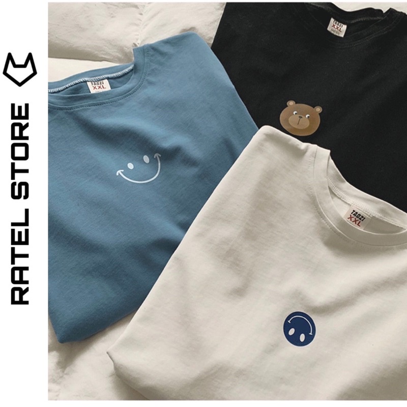 Áo Thun Local Brand Tay Dài Nam Nữ Icon Smile Unisex Form Rộng Mùa Hè